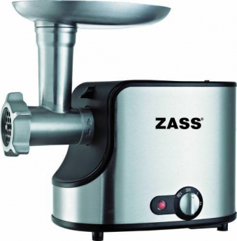 Masina de tocat ZASS carne ZMG 06, 1600 W, Inox-Negru