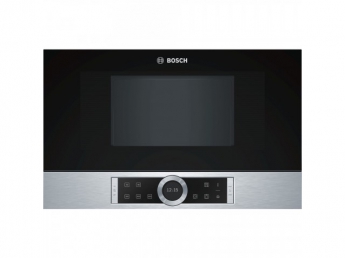 Cuptor microunde Bosch incorporabil BFR634GS1, 21 l, 900 W, Touch, Inox